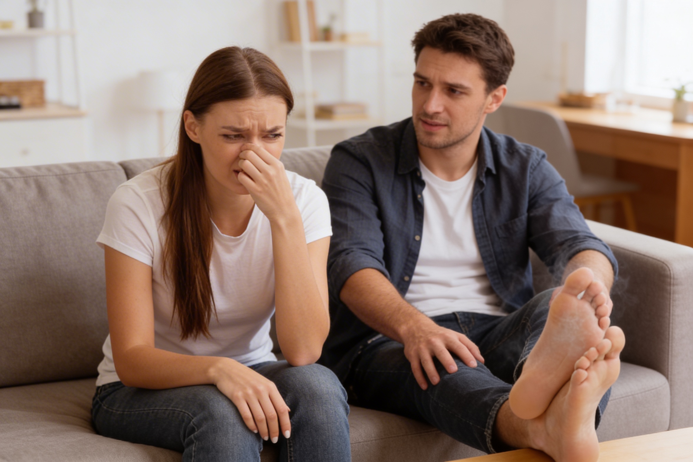 Middel tegen zweetvoeten en stinkende schoenen